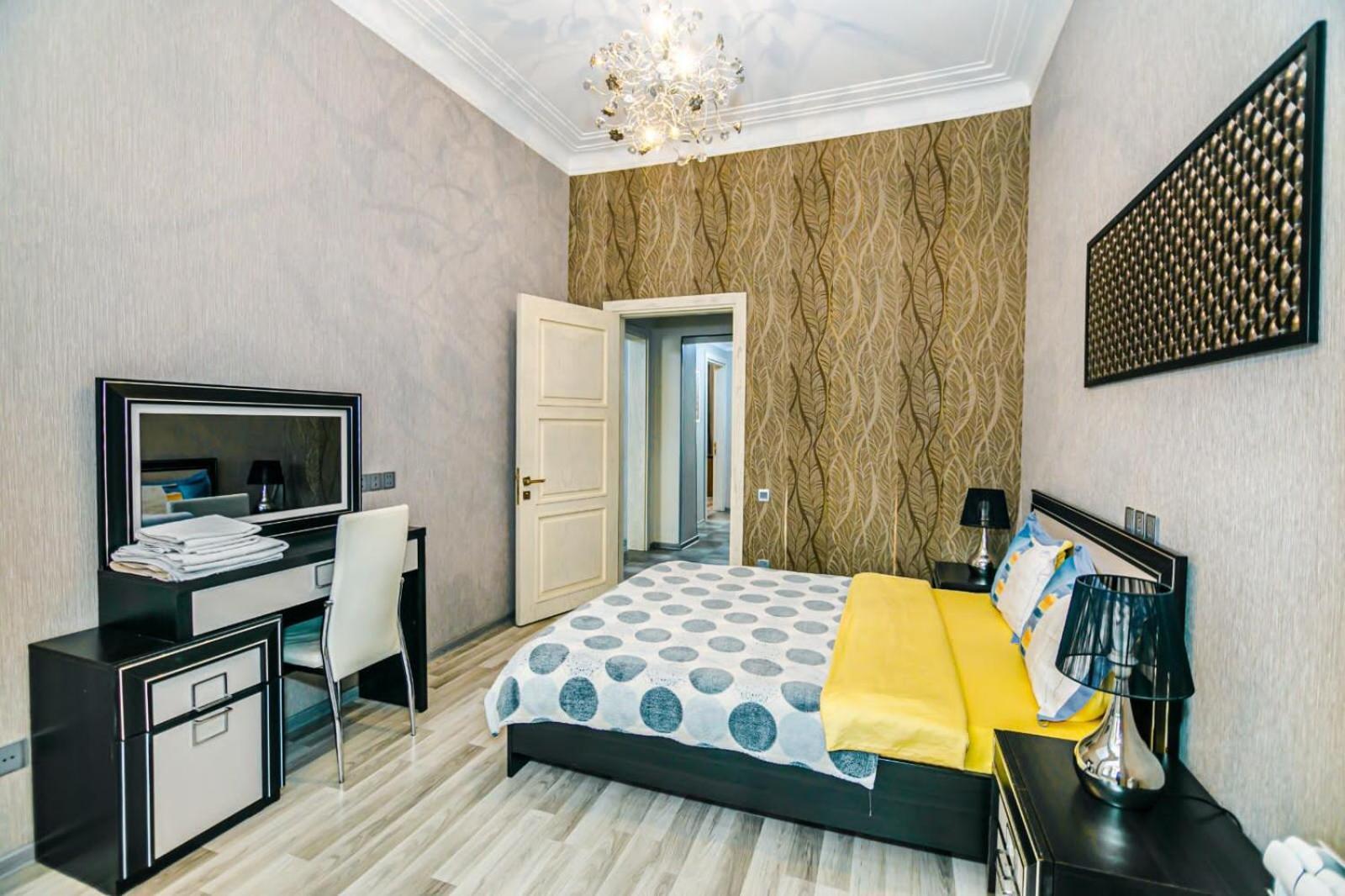 Azneft Square Deluxe Apartment Baku Exterior photo